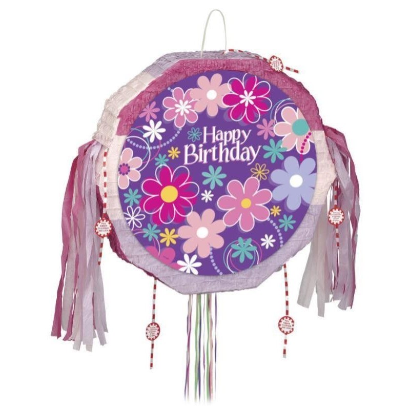 Pinata anniversaire fleuri