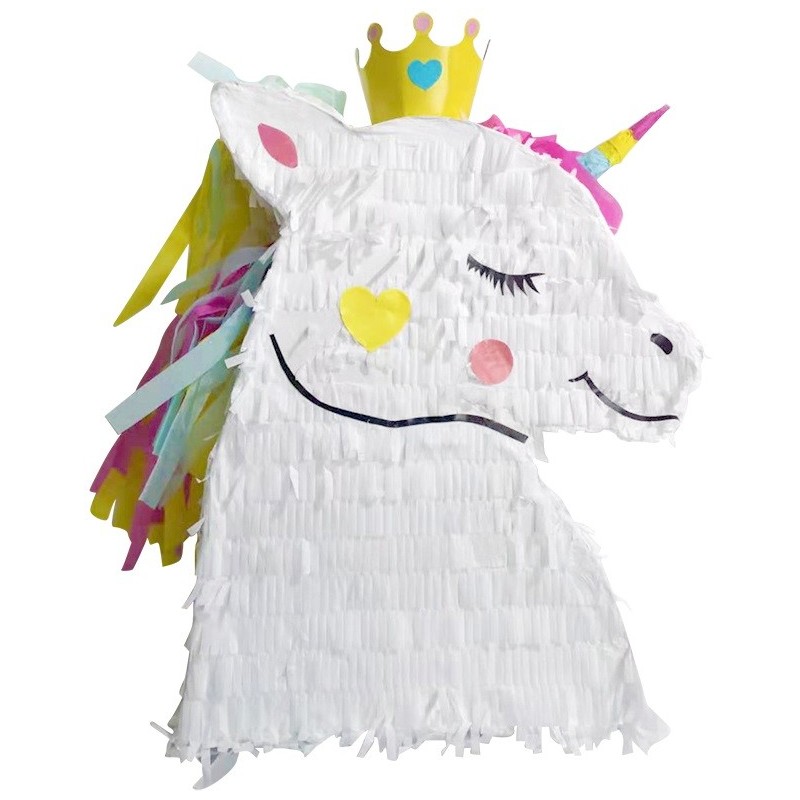 Pinata tête de licorne