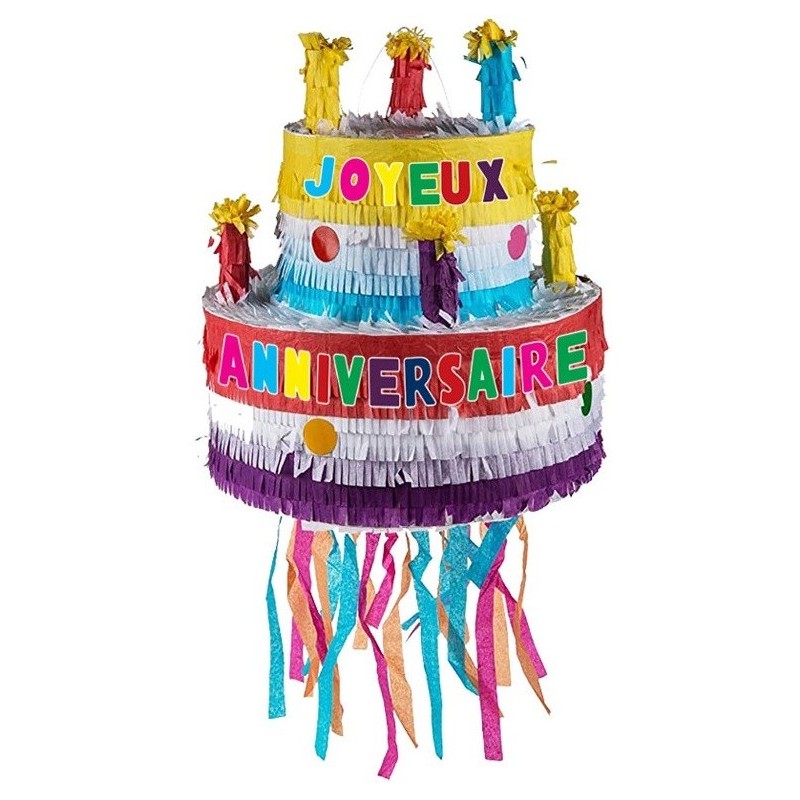 Pinata gâteau en papier et carton