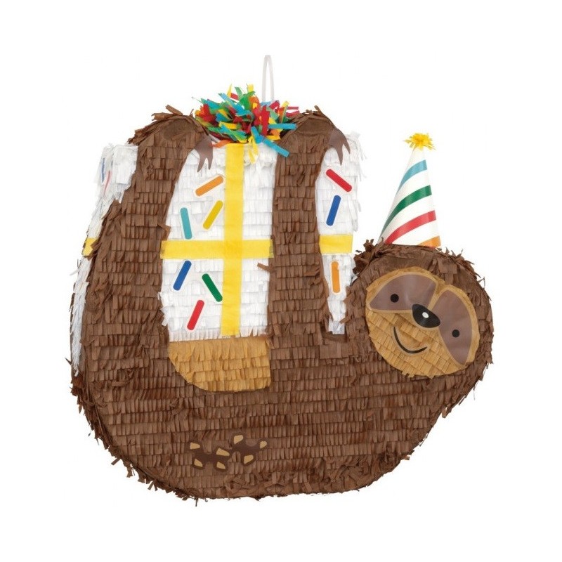 Pinata paresseux avec cadeau