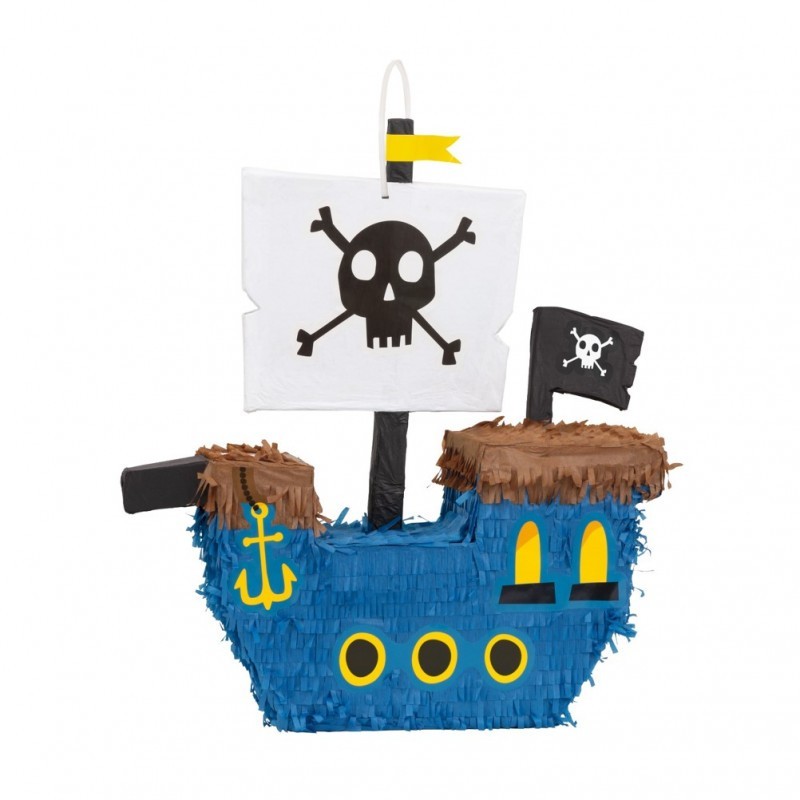 Pinata bateau de pirate 43 x 50 cm