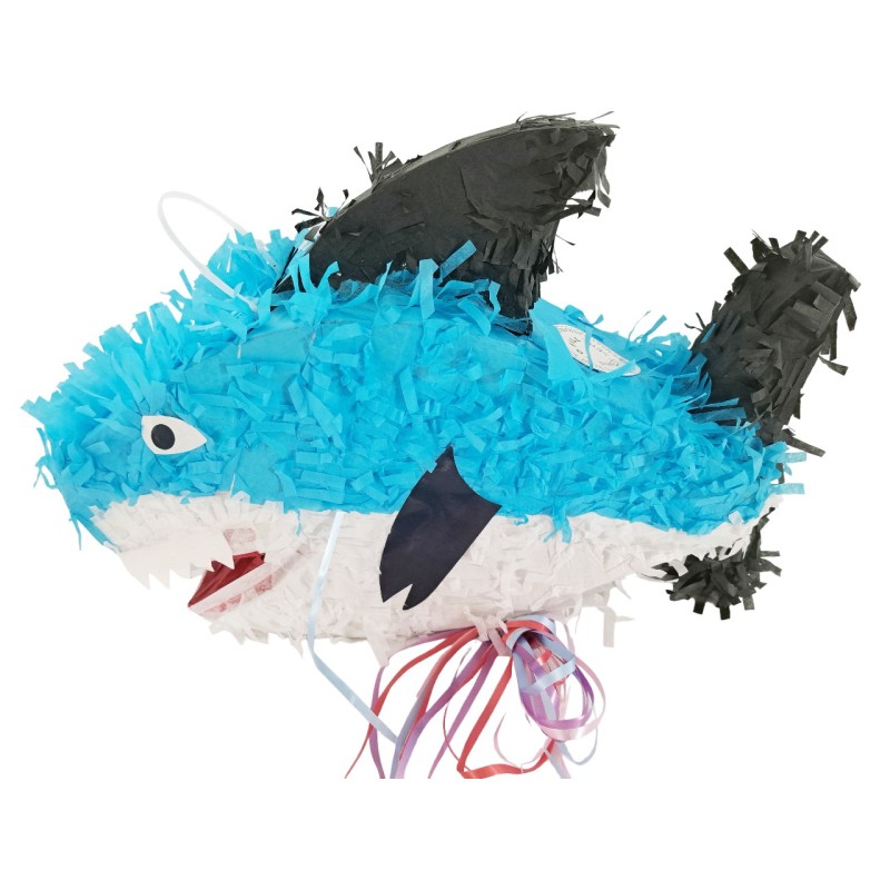 Pinata requin à tirer - dimensions 39x30cm