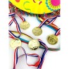 Set de 5 médailles or - les-pinatas.com