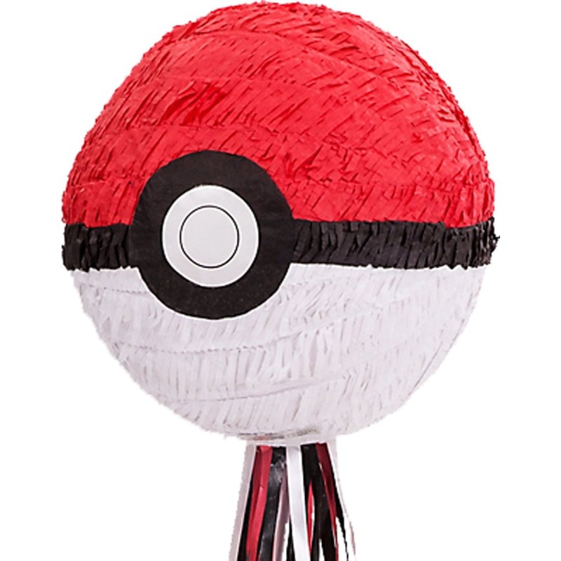 Pinata à tirer Pokemon ball 30cm