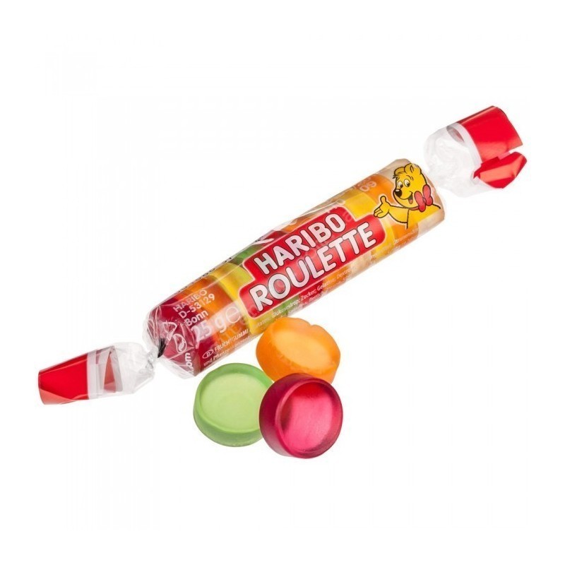 Bonbon Haribo Roulette Fruits - Idéal pour garnir une pinata