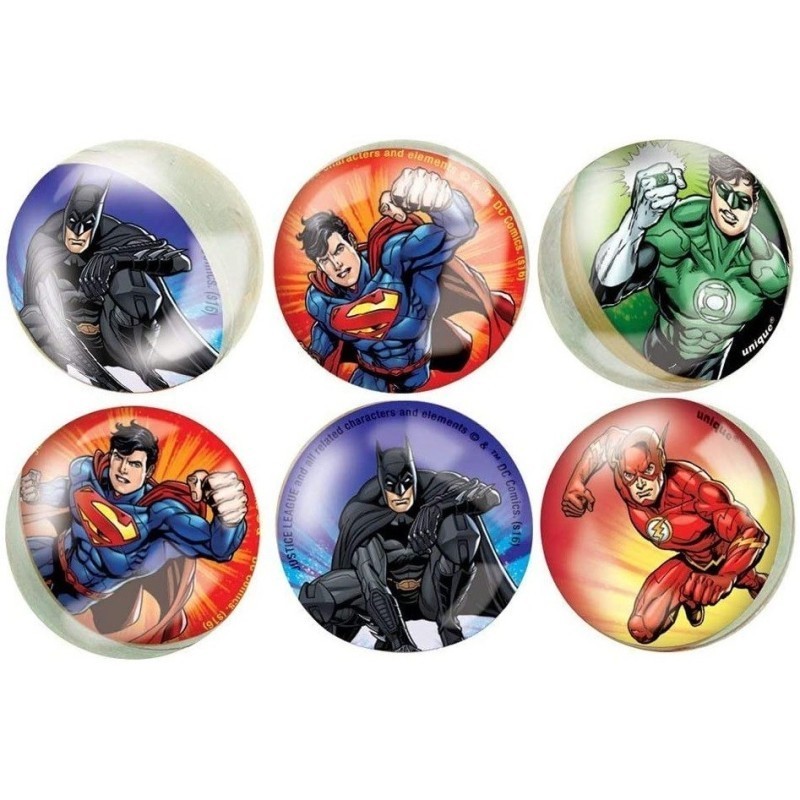 6 balles rebondissantes Justice League