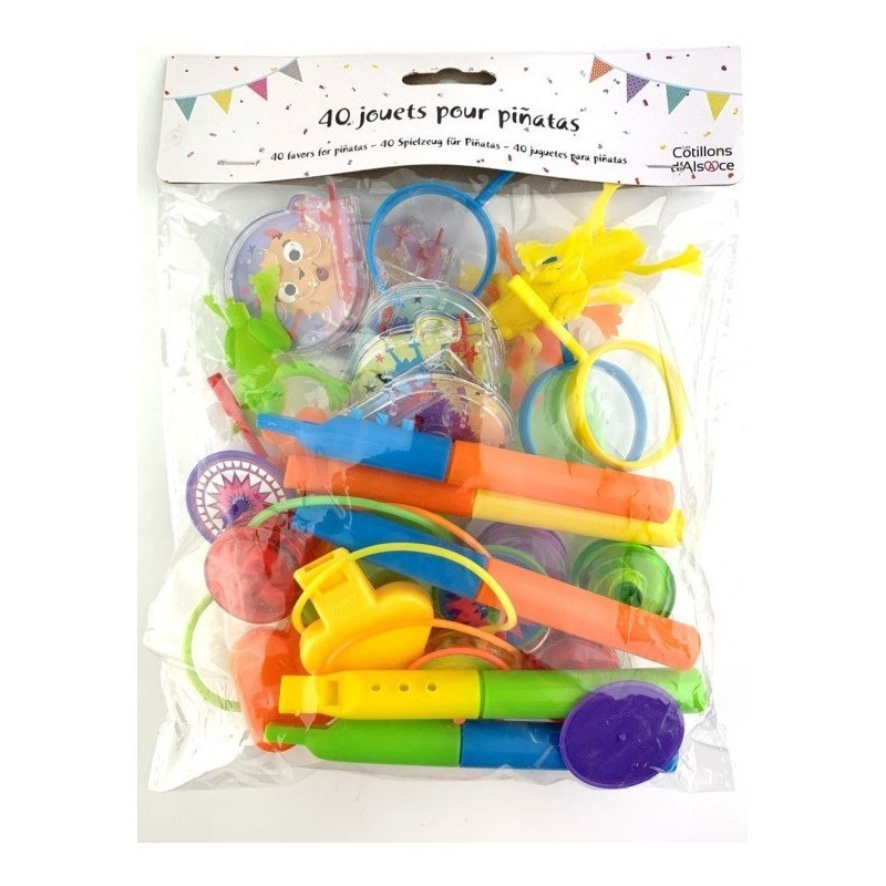 40 petits jouets à entrer dans une pinata