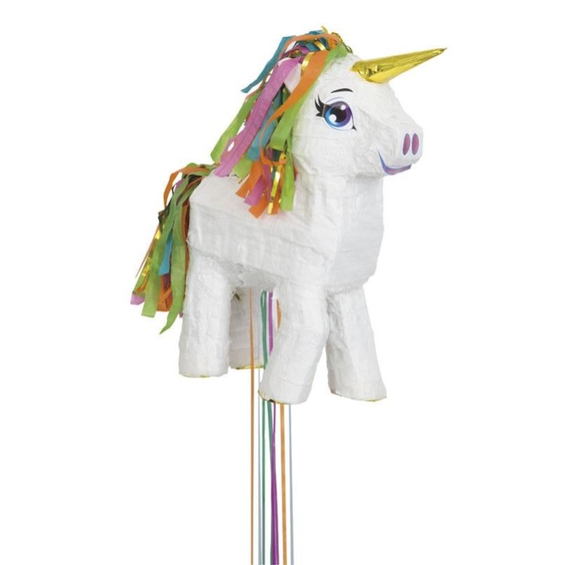 Pinata licorne blanche 3D