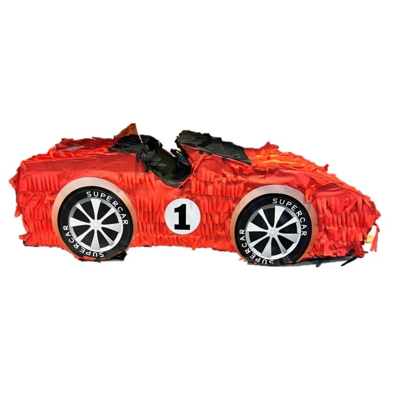 Pinata supercar à casser - dimensions 41x16cm